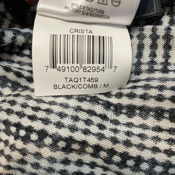 BCBGMaxazria Dress Size Medium "Crista" in Comb Longsleeve Sheath Midi Print - Picture 5 of 6